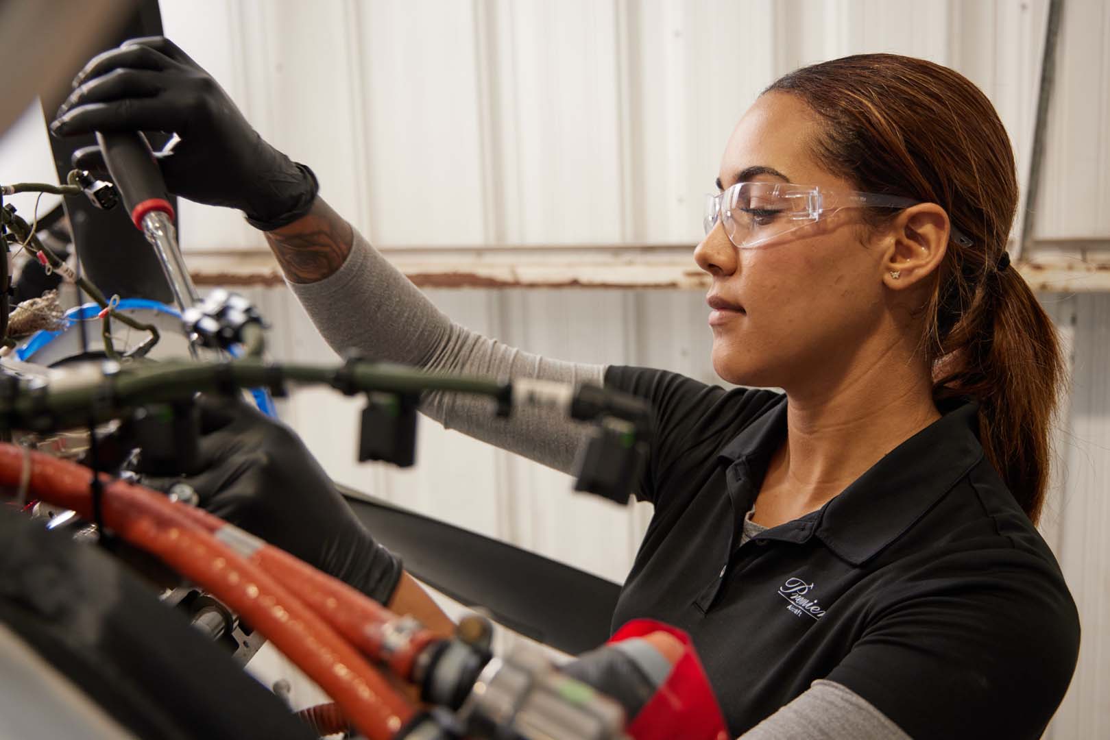 Premier Aircraft maintenance team at work — photo 9