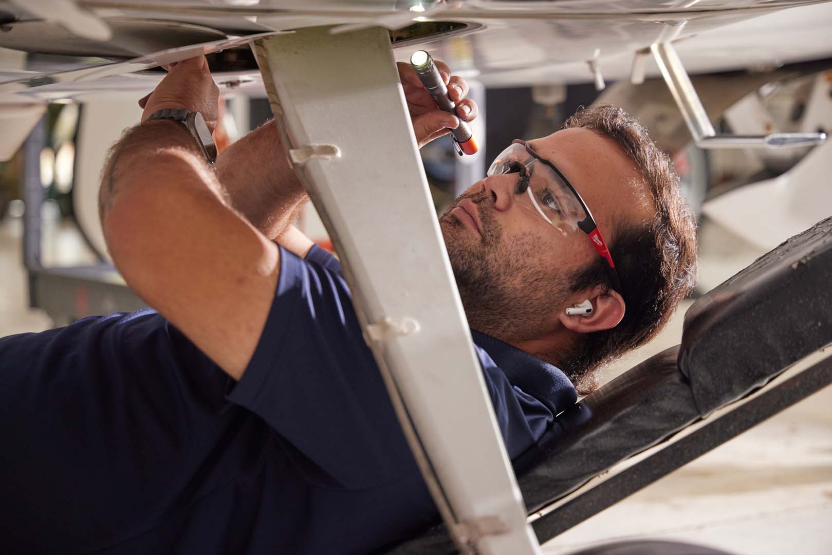 Premier Aircraft maintenance team at work — photo 10